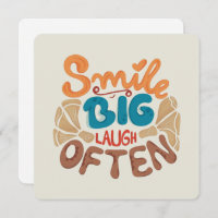 Smile Big Laugh Souvent : Joyeux