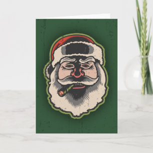 Cartes Pour Fêtes Annuelles Smokin' Père Noël III