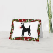 Cartes Pour Fêtes Annuelles Smooth Fox Terrier Reindeer (Devant)