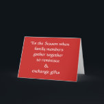 Cartes Pour Fêtes Annuelles Snarky Funny Famille Vacances<br><div class="desc">La carte de vacances Snarky parfaite pour les familles Snarky de toute religion! (100 % de TOUS LES PROFITS sont donnés à la Fondation du cancer du sein)</div>