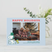 Cartes Pour Fêtes Annuelles Snoopy Top Chapeau Pepperment Candy (Debout devant)