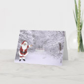 Cartes Pour Fêtes Annuelles Snow bowling (Devant)