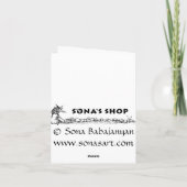 Cartes Pour Fêtes Annuelles Snow Dreaming (Dos)