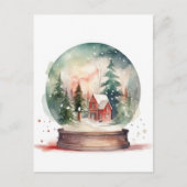 Cartes Pour Fêtes Annuelles Snow Globe (Devant)