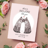 Cartes Pour Fêtes Annuelles Snow Leopards mignon Valentine
