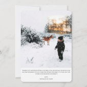 Cartes Pour Fêtes Annuelles snow much fun winter snowflake photo snow (Dos)