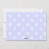 Cartes Pour Fêtes Annuelles Snow Peace Love Jove Multiple Photo Typographie (Dos)