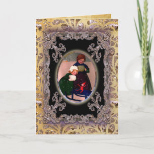 Cartes Pour Fêtes Annuelles Snow Wonders Victorian