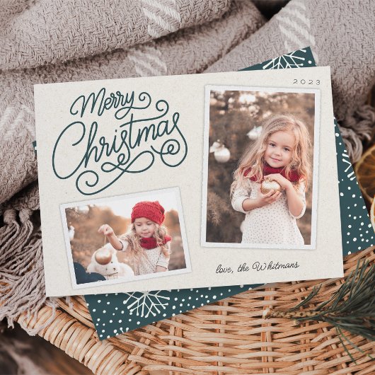 Cartes Pour Fêtes Annuelles Snowfall Script 2 Photo Snshot