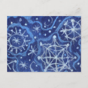 Cartes Pour Fêtes Annuelles Snowfall Snowflakes Snow Flakes Flurier Nouvel an