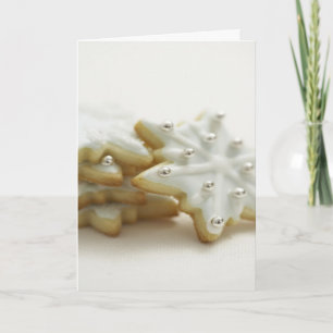 Cartes Pour Fêtes Annuelles Snowflakes Cookies Photo Noël