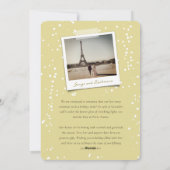 Cartes Pour Fêtes Annuelles Snowflakes Love Peace Joy Kisses Mariage photo (Dos)
