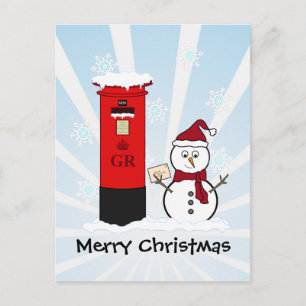 Cartes Pour Fêtes Annuelles Snowman