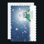 Cartes Pour Fêtes Annuelles Snowman<br><div class="desc">Hey douce petite carte de Noël bonhomme de neige sûr de faire sourire n'importe qui sur votre liste de cartes de Noël. Un sentiment simple à l'intérieur pour aller avec un simple petit bonhomme de neige doux. Que vos jours soient joyeux et lumineux. Je vous souhaite, vous et les vôtres,...</div>