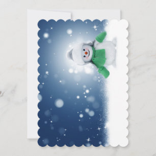 Cartes Pour Fêtes Annuelles Snowman