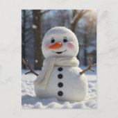 Cartes Pour Fêtes Annuelles Snowman (Devant)