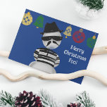 Cartes Pour Fêtes Annuelles Snowman Cholo Nouveau Mexique Ornements de Noël Zi<br><div class="desc">Produits illustrant mon illustration d'un bonhomme de neige au cholo et quelques ornements de Noël du Nouveau-Mexique.</div>