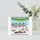 Cartes Pour Fêtes Annuelles Snowman Convention Drôle cadeaux de Noël & Tee - s (Debout devant)