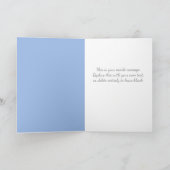 Cartes Pour Fêtes Annuelles Snowman de Noël personnalisé (Intérieur)