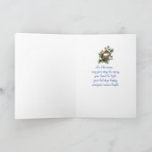 Cartes Pour Fêtes Annuelles Snowman de Noël pour la nièce (Intérieur)