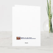 Cartes Pour Fêtes Annuelles Snowman Joyeux Noël - Mari (Dos)