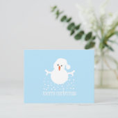 Cartes Pour Fêtes Annuelles Snowman - Salutations de vacances (Debout devant)