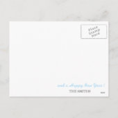 Cartes Pour Fêtes Annuelles Snowman - Salutations de vacances (Dos)