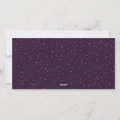 Cartes Pour Fêtes Annuelles Snowple Purple Joyeux Noël Photo (Dos)