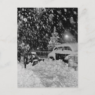 Cartes Pour Fêtes Annuelles Snowy Christmas à New York