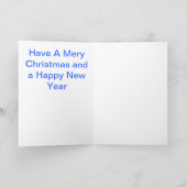 Cartes Pour Fêtes Annuelles Snowy Christmas Tree (Intérieur)