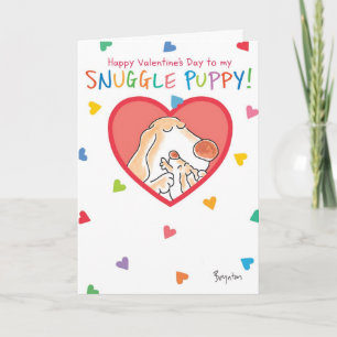 Cartes Pour Fêtes Annuelles SNUGGLE PUPPY Valentines par Boynton