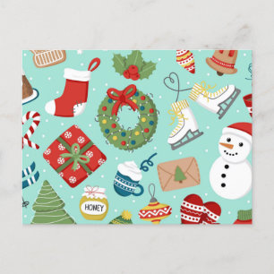 Cartes Pour Fêtes Annuelles So mignon Santa Claus sucreries de Noël Personnali