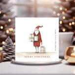 Cartes Pour Fêtes Annuelles Société de Noël minimaliste du Père Noël<br><div class="desc">Surprenez et apportez la joie à vos proches et rendez la fête inoubliable. Pour plus de personnalisation,  cliquez sur le lien "customiser plus" et utilisez notre outil de conception pour modifier ce modèle.</div>