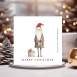 Cartes Pour Fêtes Annuelles Société de Noël minimaliste du Père Noël<br><div class="desc">Surprenez et apportez la joie à vos proches et rendez la fête inoubliable. Pour plus de personnalisation,  cliquez sur le lien "customiser plus" et utilisez notre outil de conception pour modifier ce modèle.</div>