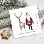 Cartes Pour Fêtes Annuelles Société de Noël minimaliste du Père Noël<br><div class="desc">Surprenez et apportez la joie à vos proches et rendez la fête inoubliable. Pour plus de personnalisation,  cliquez sur le lien "customiser plus" et utilisez notre outil de conception pour modifier ce modèle.</div>