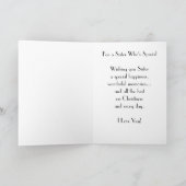 Cartes Pour Fêtes Annuelles Soeur (Intérieur)