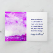 Cartes Pour Fêtes Annuelles Soeur anniversaire, je vous remercie tous les jour (Intérieur)