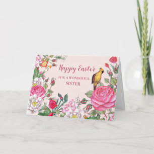 Cartes Pour Fêtes Annuelles Soeur du jardin de printemps Bonne Pâques