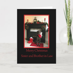 Cartes Pour Fêtes Annuelles Soeur et Frère en Droit joyeux noël allemand p