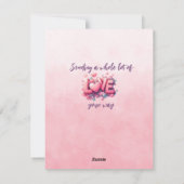 Cartes Pour Fêtes Annuelles Soeur, Je T'Aime Valentine (Dos)