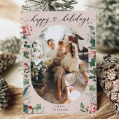 Cartes Pour Fêtes Annuelles Soft Pastels Rose Vert Simple Photo