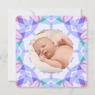 Cartes Pour Fêtes Annuelles Soft Pretty Pastels Photo de Noël personnalisée
