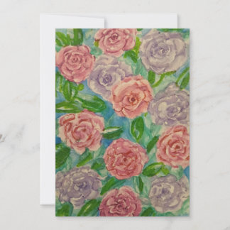 Cartes Pour Fêtes Annuelles Soft Roses