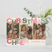 Cartes Pour Fêtes Annuelles Soin de Noël | Noël photo (Debout devant)