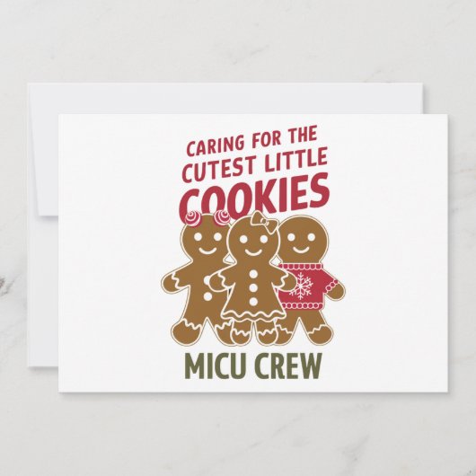 Cartes Pour Fêtes Annuelles Soin Pour Les Petits Cookies Les Plus Croustillant (Devant)