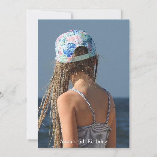 Cartes Pour Fêtes Annuelles Soins des cheveux de sirène, ajouter votre propre  (Devant)