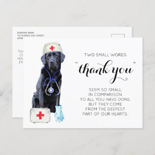 Cartes Pour Fêtes Annuelles Soins infirmiers de Merci personnalisés
