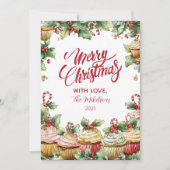 Cartes Pour Fêtes Annuelles Soins sucrés de Whimsical Noël (Devant)