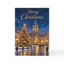 Soir de Noël enneigé à Dublin