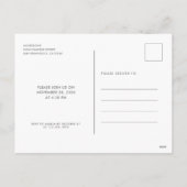 Cartes Pour Fêtes Annuelles Soirée Amicale (Dos)